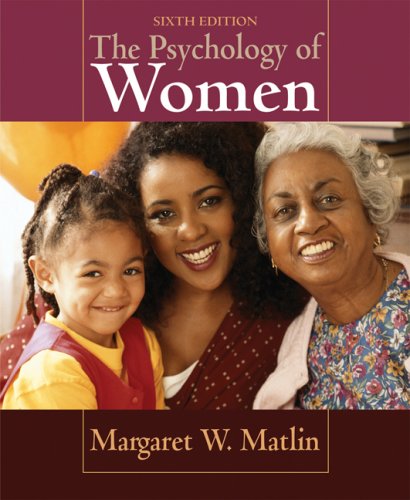Psychology of Women  6th 2008 9780495091547 Front Cover