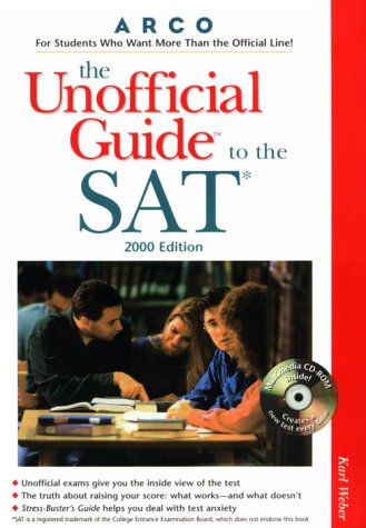 Unofficial Guide to the SAT 2000  1999 9780028634548 Front Cover