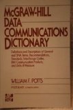 McGraw-Hill Data Communications Dictionary  1993 9780070031548 Front Cover