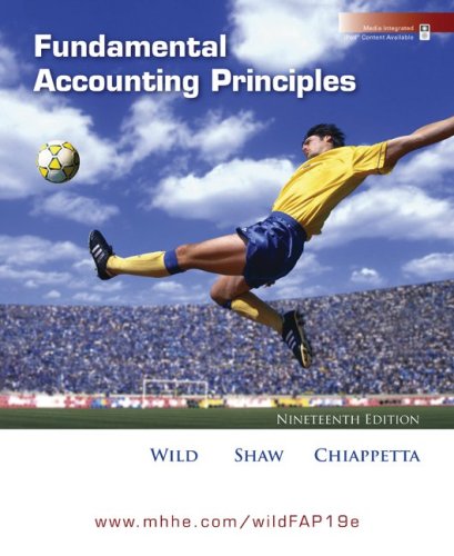 Fundamental Accounting Principles  19th 2009 9780073379548 Front Cover