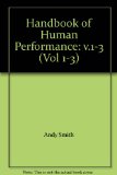 Handbook of Human Performance  N/A 9780126503548 Front Cover