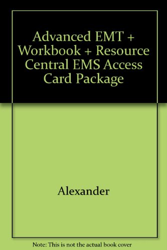 ADVANCED EMT-W/WORKBOOK                 N/A 9780132836548 Front Cover