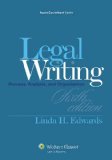 Legal Writing Process, Analysis and Organization 6th 9781454841548 Front Cover