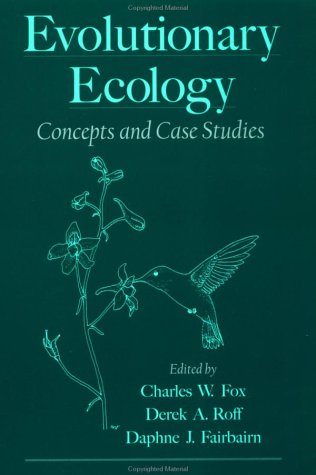 Evolutionary Ecology Concepts and Case Studies  2001 9780195131550 Front Cover