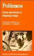 Politeness Some Universals in Language Usage  1987 9780521313551 Front Cover