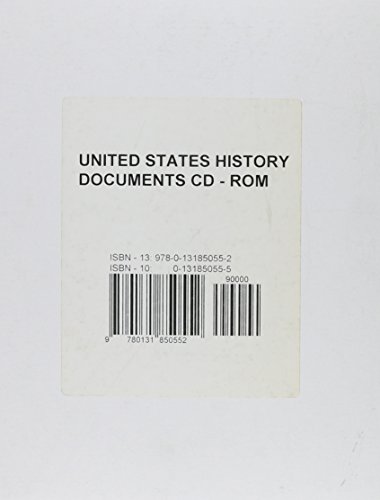 U. S. History Documents CD-ROM   2004 9780131850552 Front Cover