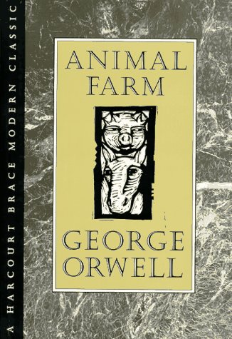 Animal Farm   1990 9780151072552 Front Cover