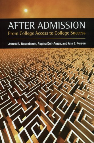 After Admission From College Access to College Success  2009 9780871547552 Front Cover