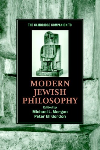 Cambridge Companion to Modern Jewish Philosophy   2006 9780521012553 Front Cover