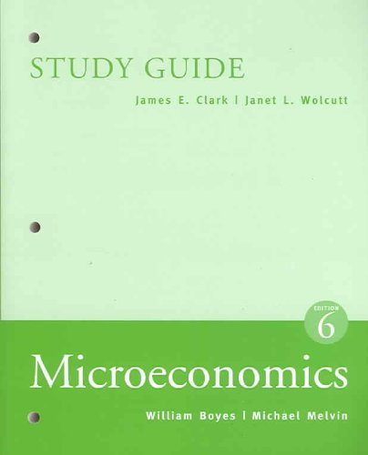 Microeconomics  6th 2005 (Guide (Pupil's)) 9780618372553 Front Cover