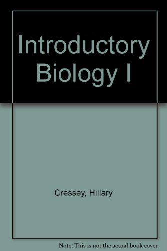 Introductory Biology I  Revised  9780757521553 Front Cover