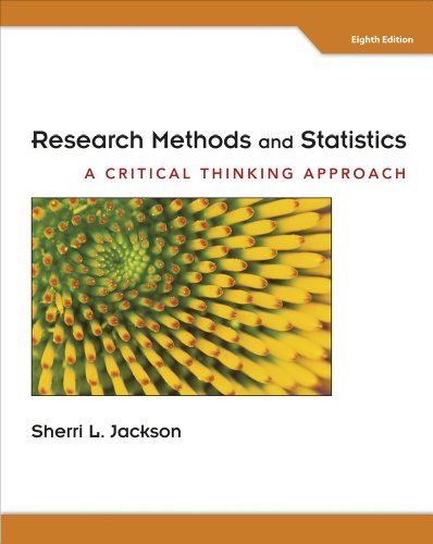 Research Methods and Statistics A Critical Thinking Approach 4th 2012 9781111346553 Front Cover