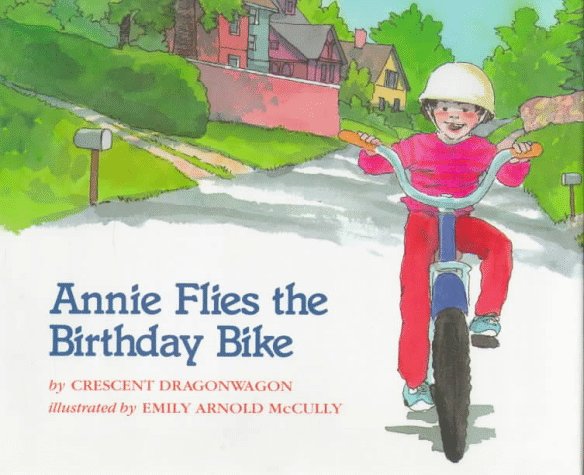 Annie Flies the Birthday Bike   1993 9780027331554 Front Cover