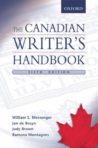 CANADIAN WRITER'S HANDBOOK 5th 2008 9780195427554 Front Cover
