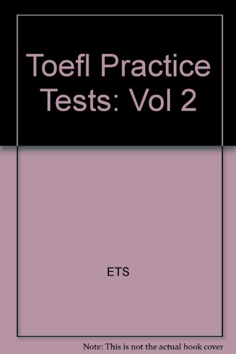TOEFL Practice Test 2nd 9780446396554 Front Cover