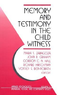 Memory and Testimony in the Child Witness   1994 9780803955554 Front Cover