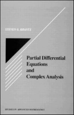 Partial Differential Equations and Complex Analysis   1992 9780849371554 Front Cover