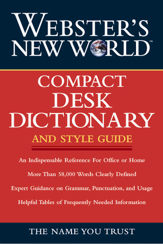 Compact Desk Dictionary   1998 9780028621555 Front Cover