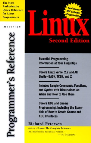 Linux Programmer's Reference  2nd 2000 9780072123555 Front Cover