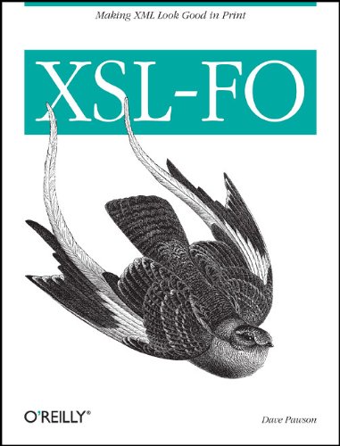 Xsl-Fo Making XML Look Good in Print  2002 9780596003555 Front Cover