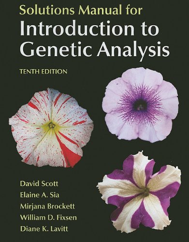 Solutions Manual for an Introduction to Genetic Analysis  10th 2011 9781429232555 Front Cover