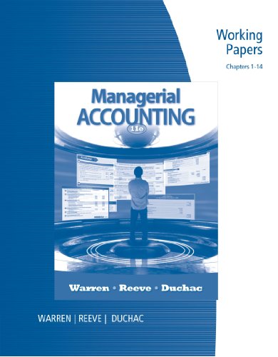 Managerial Accounting  11th 2012 9781111527556 Front Cover