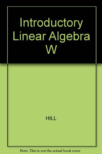 Introductory Linear Algebra with Applications Study Guide and Student Solutions Manual 5th 9780023549557 Front Cover
