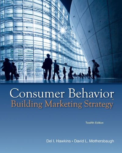 Consumer Behavior Building Marketing Strategy 12th 2013 9780077645557 Front Cover