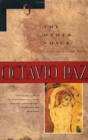 Other Voice Essays on Modern Poetry  1992 9780156704557 Front Cover