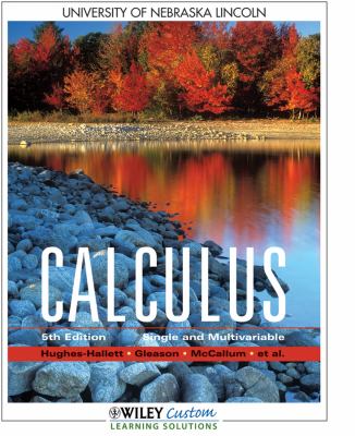 Calculus 5E Combo for University of Ne Lincoln  N/A 9781118141557 Front Cover