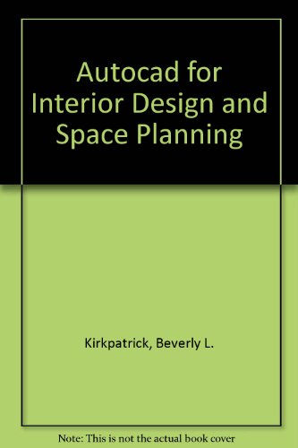 AutoCAD for Interior Design and Space Planning  N/A 9780023644559 Front Cover