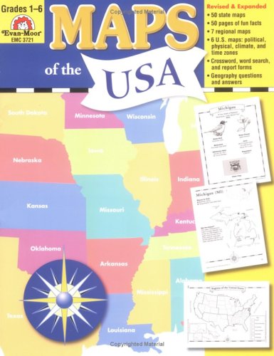 Maps of the Usa  Teachers Edition, Instructors Manual, etc.  9781557999559 Front Cover