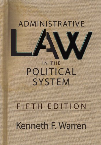 Administrative Law in the Political System  5th 2011 9780813344560 Front Cover