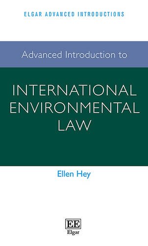 Advanced Introduction to International Environmental Law   2016 9781781954560 Front Cover