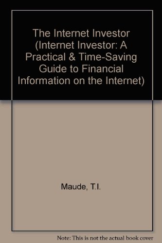 Internet Investor  1998 9780006385561 Front Cover