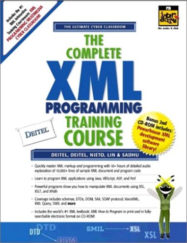 Complete XML Training Course   2001 (Student Manual, Study Guide, etc.) 9780130895561 Front Cover