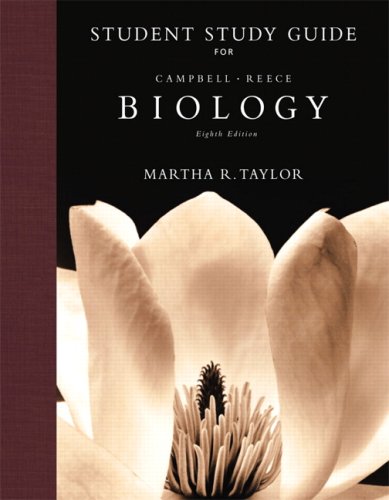 Student Study Guide for Biology  8th 2008 (Student Manual, Study Guide, etc.) 9780321501561 Front Cover