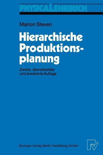 Hierarchische Produktionsplanung  2nd 1994 9783790807561 Front Cover