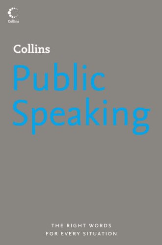 Collins Public Speaking  2nd 2005 9780007208562 Front Cover