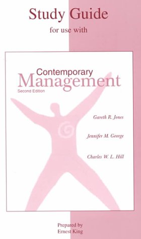 Student Study Guide to accompany Contemporary Management 2nd 2000 (Student Manual, Study Guide, etc.) 9780072334562 Front Cover