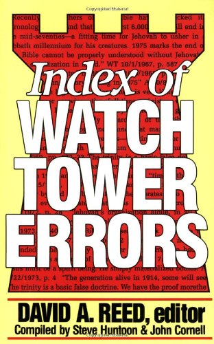 Index of Watch Tower Errors  N/A 9780801077562 Front Cover