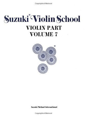 Suzuki Violin School, Vol 7 Violin Part  1994 9780874871562 Front Cover