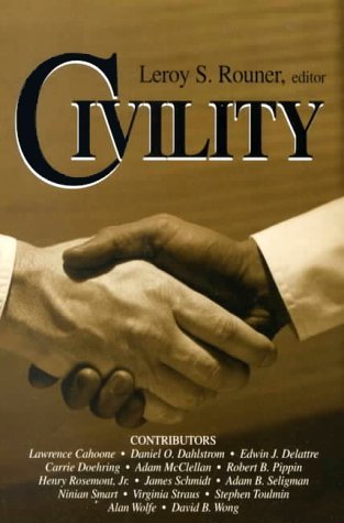 Civility   2000 9780268022563 Front Cover