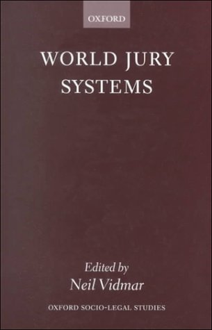 World Jury Systems   2000 9780198298564 Front Cover