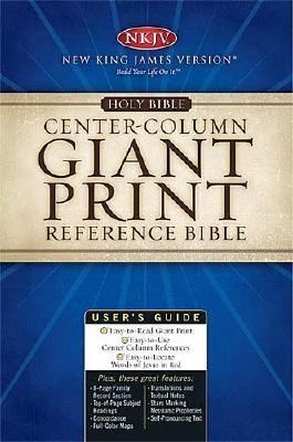 Center-Column Giant Print Reference Bible   1994 (Large Type) 9780840708564 Front Cover