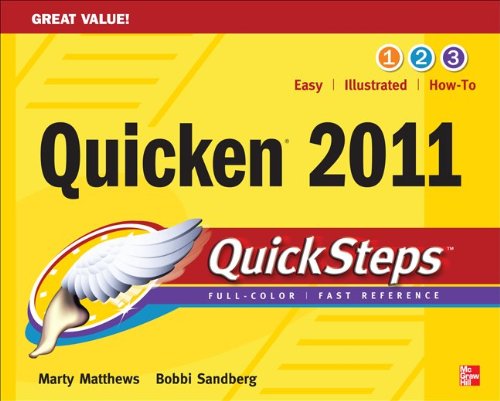 Quicken 2011 QuickSteps  2nd 2011 9780071752565 Front Cover