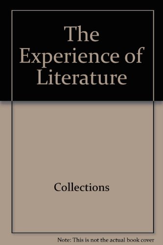 Experience of Literature : Brief Ed. N/A 9780030800566 Front Cover
