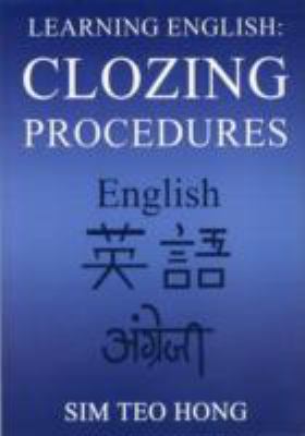 Learning English Clozing Procedures  2011 9781849630566 Front Cover