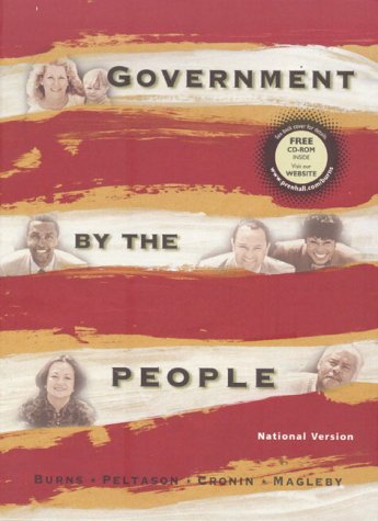 Government by the People National, State and Local 18th 2000 9780130116567 Front Cover