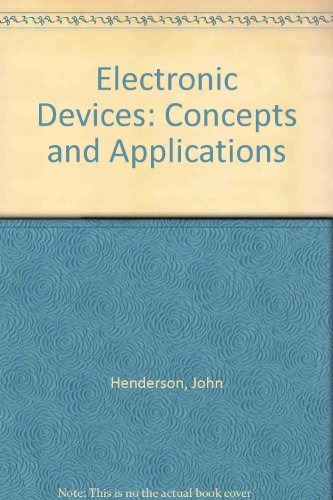 Electronic Devices Concepts and Applications  1993 9780130426567 Front Cover